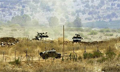 fuerzas militares del enemigo sionista en Shebaa Diez soldados israelíes heridos en el sur de Líbano